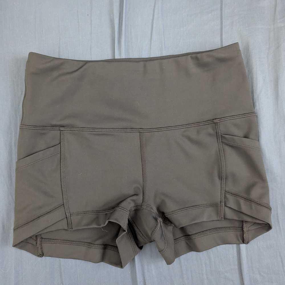 Women's High-Waisted Black Shorts